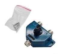 Interruptor coaxial CA201 2 posiciones 1.8-600MHz selector manual de antena, conector UHF hembra SO239, carcasa de aleación de zinc IP54 impermeable para monitoreo de estaciones base de radio jamón
