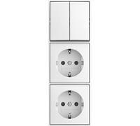 Interruptor combinado Busch-Jaeger, modelo 2601/5/20/2 EAPBJ524, interruptor
