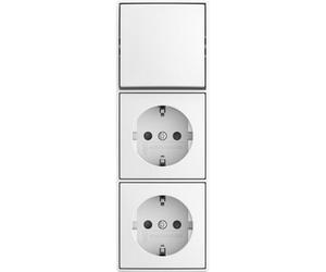 Interruptor combinado Busch Jaeger, modelo 2601/6/20/2 EAPBJ524 (2TKA00005544)