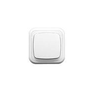 Interruptor cruzado de superficie 10A 250V, ideal para controlar luces desde múltiples puntos en hogares y oficinas.