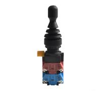Interruptor de 4 posiciones, 4 posiciones, interruptor de palanca de mando para HKL-FW24 Monolever Reset Switch Moment 22 mm Montaje AC 600 V Azul