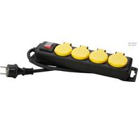 Interruptor de 4 vías Kopp con cable negro de 1,4 m IP44 - 223012002
