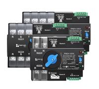 Interruptor de alimentación dual inteligente solo for 110V 120V AC TOQ7e 2P 3P 4P 63A 100A 125A Manual automático(2P 110VAC,100A)