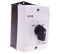 Interruptor de arranque automático (de retorno automático) 20A 2P, alojado en el modelo de caja T0-2-15907/I1, referencia 207095
