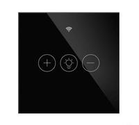 Interruptor de atenuación WiFi, interruptor de luz WiFi, interruptor de atenuación inteligente con control por voz para Tuya para aplicación smartlife, mando a distancia, montaje empotrado, cable
