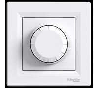 Interruptor de atenuador, interruptor de toma de corriente, Schneider Asfora, blanco