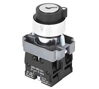 Interruptor de Bloqueo con Llave ZB2-BE102-240V 3A 2 Posiciones Selector Antioxidante Buena Conductividad Estructura Modular