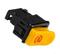 Interruptor de botón de arranque del motor 50A amarillo para motocicleta | Alta corriente nominal de 50 A, conmutación de potencia estable, rendimiento fiable a largo plazo, se adapta a motores gy6