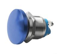 Interruptor de botón de seta compacto y eficiente de 22 mm para varios controles de circuito (blue)