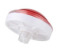 Interruptor de botón pulsador 100 mm Lámpara de dos colores Interruptor de botón redondo grande para videojuego (rojo)