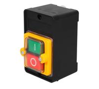 Interruptor de Botón Pulsador Autoblocante 220v 2 Piezas 10a 380v | Control de Arranque y Parada para Maquinaria, Diseño Compacto, Uso en Entornos Húmedos, Fácil Instalación
