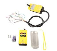 Interruptor de botón pulsador de polipasto de cadena de grúa de 4 botones, control remoto de elevación de polipasto de servicio pesado de 24 V para grúa de polipasto