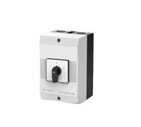 Interruptor de cambio de doble potencia IP65, interruptor de cambio de 3 polos 40A, seccionador de doble potencia, interruptor de leva Industrial(4poles 1-0-2 swicth,40A)