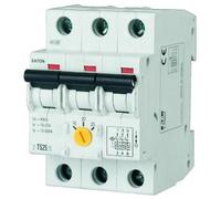 Interruptor de carga Eaton, 50A, 3 polos, 230/400V AC, rango de ajuste de 40–50A, montaje en carril DIN, 1 unidad.