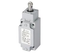 Interruptor de contacto mecánico 1R 1Z, con mecanismo de contacto, pulsador de acero con rodillo de acero de Ø12, modelo PBM1E13PZ11, referencia A37-3400