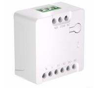 Interruptor de contacto seco WiFi inteligente para MINI D Matter Módulo de relé inteligente compatible para abridor de puerta de garaje, válvula solenoide para control de acceso, sistema de