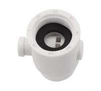 Interruptor de control de cabezal de ducha con válvula de parada de agua para un fácil ajuste del flujo de agua y apagado, compatible con dispositivos de mano de baño (blanco)