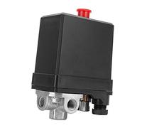 Interruptor de control de presión, válvula de control de interruptor de presión tipo vertical trifásica de 380 V y 4 orificios G1/4"para el mejor reemplazo del compresor de aire