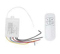 Interruptor de control remoto 220 V Receptor de luz de pared inalámbrico digital, Transmisor de pared Interruptor remoto+transmisor receptor para luces