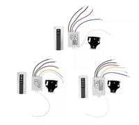 Interruptor de control remoto digital inalámbrico de 220 V, encendido/apagado, 1, 2, 3 y 4 vías, receptor