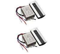 Interruptor de control remoto inalámbrico de 2 vías, 220 V, 1 vía, encendido/apagado, digital, para lámparas y luces HT035