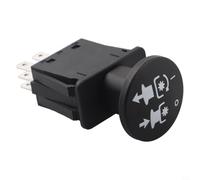 Interruptor de cortacésped de repuesto para 582107602 539101768 582107601 - Rocker de encendido y apagado resistente para pieza de reparación de tractor de giro cero negro (negro)