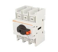 Interruptor de corte de carga GA080A poste: 3 para carril DIN, tornillos 80A ...