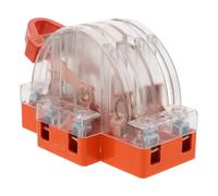 Interruptor de Desconexión 2P63A con Componentes Metálicos Resina LED | Transferencia de Fuente, Carcasa Transparente, Mecanismo de Cuchilla, para Dos Circuitos y Generadores Pequeños