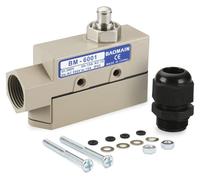 Interruptor de encendido, IP65, 15A 250V, carcasa de aluminio, accionamiento por pulsador