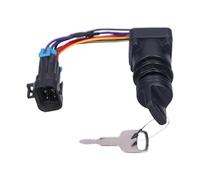 Interruptor de Encendido para Mercruiser con Kit de Llaves | 3 Posiciones, Reemplazo Directo, Plug and Play, Material Negro