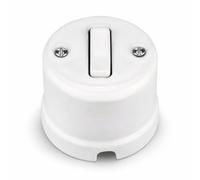 Interruptor de encendido y apagado retro I All-in-One I Serie PR1 blanco