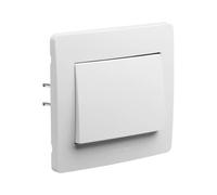 Interruptor de encendido y apagado - Toma eléctrica estándar - Toma extra plana - Toma de pared - Interruptor inalámbrico - Toma de pared - DEBFLEX - Va y viene o interruptor de 16 A 250 V CA con