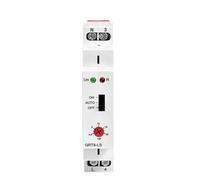 Interruptor de escalera GRT8-LS/LM, temporizador de iluminación, 230VAC, 16A, utilizado for Control de iluminación de pasillo, retardo de 0,5-20 minutos, 1 Uds.(GRT8-LM AC230V)