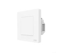 Interruptor de escena inteligente para Moes para Tuya para ZigBee Interruptor de luz inteligente, interruptor de pared, serie Star Ring, palanca de un botón, enlace de toda la casa (1 banda blanca)