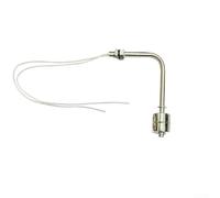 Interruptor de flotador de acero inoxidable tipo L Sensor de nivel de agua 304 316L para tanque Control de líquidos de alta temperatura 120C 5Mpa piscina de presión industrial (100mm)