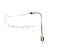 Interruptor de flotador de acero inoxidable tipo L Sensor de nivel de agua 304 316L para tanque Control de líquidos de alta temperatura 120C 5Mpa piscina de presión industrial (150mm)
