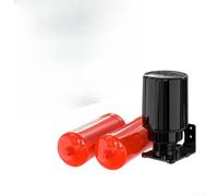Interruptor de flotador de bola doble, controlador automático de nivel de agua para tanques con contactos plateados que soportan bombas de 1600 W y ABS ventilados construidos en color amarillo (B)