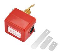 Interruptor de flujo agua y sensor flujo aceite con paleta, conexi¨®n roscada acero inoxidable, contactos SPDT, medici¨®n din¨¢mica l¨ªquidos, interruptor flujo industrial, sensor flujo preciso
