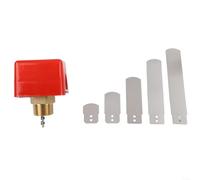 Interruptor de flujo de agua de paleta de hierro automático Sensor de válvula G1/2 G3/4 G1 rosca de latón 0-80C 0.8MPa para detección de caudal líquido Industrial comercial HFS-15 HFS-20 HFS-25 (HFS