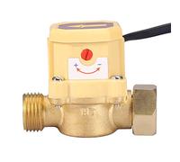 Interruptor de flujo de agua, rosca G1 / 2-G1 / 2 Interruptor de control de flujo de agua Bomba de agua 220V Sensor de flujo ajustable Presión electrónica Interruptor de control de flujo automático