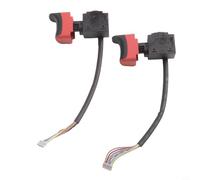 Interruptor de gatillo de taladro inalámbrico 343411770 compatible con herramientas Metabo SB12BL SB18LBL BS18LBLQ SSD12BL de 7.2 V a 24 V (2 unidades)