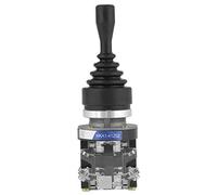 Interruptor de joystick, 1 pieza HKA1-41Z02 2NO Interruptor de joystick momentáneo de retorno de 2 posiciones Joystick, ampliamente utilizado para el campo de automatización y seguridad