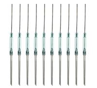 Interruptor de Láminas Magnético Miniatura de 3 Pines, 2,5x14 MM | Conversión Normal Abierto/cerrado, Sellado de Vidrio y Metal, para Pcb y Reparación Electrónica
