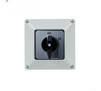 Interruptor de leva 63 A, 3 niveles, IP65, carcasa de protección | 3 posiciones de conmutación, impermeable IP65, a prueba de polvo, para exteriores