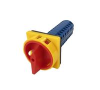 Interruptor de leva con candado LW26GS-20/9, 20 A, 690 V, 9 polos, selector de conmutación rotativo, 36 terminales, tornillos, encendido/apagado, contacto plateado 2P