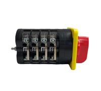 Interruptor de leva de 16 terminales, 3 posiciones, interruptores de cambio rotatorios de alta/baja velocidad LW5-16 5.5S/4