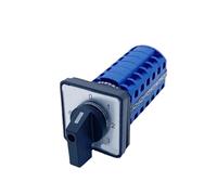 Interruptor de leva de control selectivo de doble cable, 7 posiciones, 6 polos, 20 A, 660 V, universal, conmutado por voltaje, LW26-20/6, 0-6