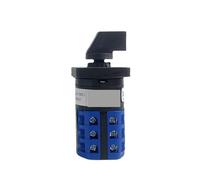 Interruptor de leva de motor de 380 V, 1 unidad, 26-10, transferencia universal, tres posiciones, 10 A, 3 polos, LW28, inversor, doble fuente de alimentación, conmutación