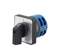 Interruptor de leva giratorio de doble potencia for batería eléctrica de coche, universal, de 2 polos, 32 A, con cambio de 0 a 2 posiciones, LW26-32/2