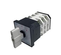 Interruptor de leva LW12-16/3, conmutador rotativo, 12 terminales, 3 posiciones, encendido, apagado, encendido, uso de doble potencia for bricolaje, for control de motor de 5,5 kW, dos cargas